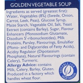 Batchelors Cup a Soup Golden Vegetable (4 per pack - 82g)