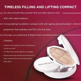 Colorbar Timeless Filling and Lifting Compact Powder, Light Linen