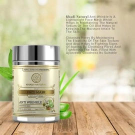 Khadi Natural Anti Wrinkle Herbal Face Mask, 50g