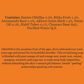 Biotique Bio Orange Peel Revitalizing Body Soap, 150g