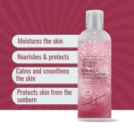 Aroma Magic Honey and Shea Butter Body Lotion, 220ml