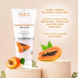 Vlcc Papaya & Apricot Face Scrub, 80Gm