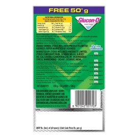 Glucon D Instant Energy Health Drink Regular - 450gm Refill (Extra 50gm Free)