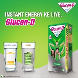 Glucon D Instant Energy Health Drink Regular - 450gm Refill (Extra 50gm Free)