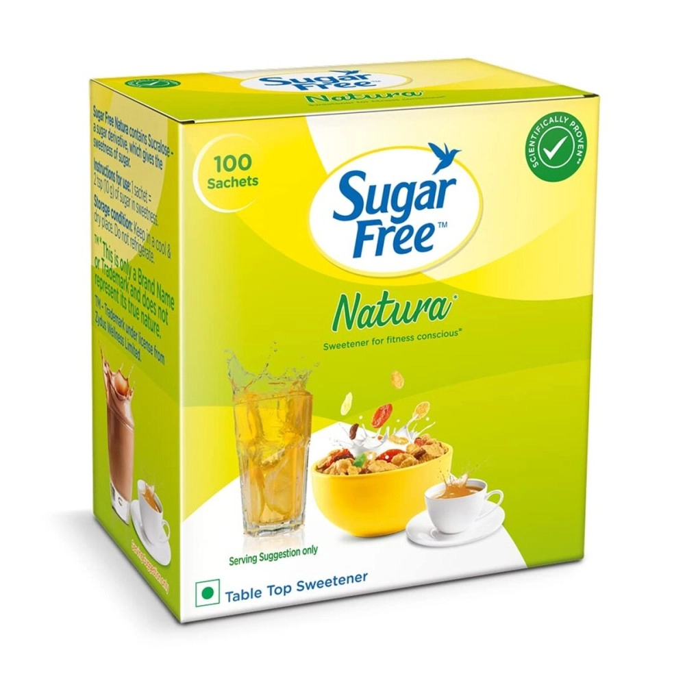 Sugar Free Natura Low Calorie Sweetner - 100 Sachet