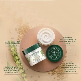 Biotique Wheat Germ Firming Face And Body Cream For Normal To Dry Skin