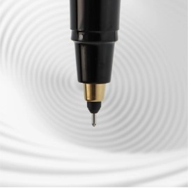 Parker Ultra Fine Navigator Refill | Black Ink Color| Smudge Free Writing Experience | Precision Writing
