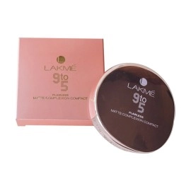 LAKM 9 to 5 Flawless Matte Complexion Compact, Apricot, 8 gm