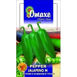 Omaxe Seeds Pepper Jalapeno, 40 Seeds (Multicolor,..
