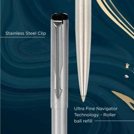 Parker Vector CT Ball Pen, Stainless Steel