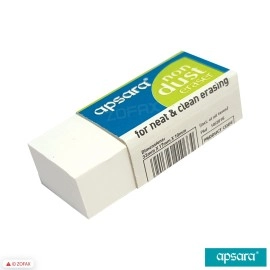 Apsara Non Dust Erasers - Pack of 20