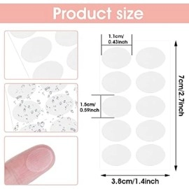 Lobe Wonder - The ORIGINAL Ear Lobe Support Patch for Pierced Ears - Eliminates the Look of Torn or Stretched Piercings - Protects Healthy Ear Lobes from Tearing - 60 Patches - Clear & Latex-Free