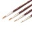 Camlin Kokuyo Paint Brush Series 66 - Round Synthetic Gold, Set of 4