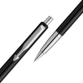 Parker Vector Standard Chrome Trim Ball Pen (Ink - Blue)