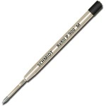 SCHMIDT 4 Pack - Ball Point Refill - Black Ink Medium P900 Parker Style