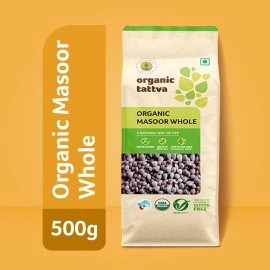 Organic Tattva Organic Masoor Dal Whole 500g