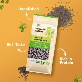 Organic Tattva Organic Masoor Dal Whole 500g