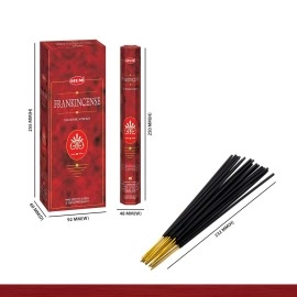 HEM Frankincense Incense 6 Packs of 20 Incense Sticks 120 Total