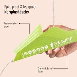 PEE BUDDY 20 Funnels Disposable Female Urination Device for Women | Portable, Leak-proof Stand and Pee Funnels for Women, Girls| Public Toilets, Travel, Camping, Hiking and Outdoor Activities