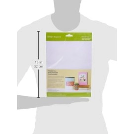 Cricut Printable Vinyl 31,5X28Cm In 10 Pack