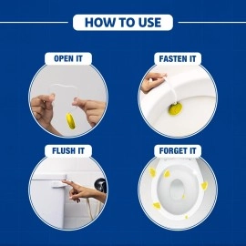 Harpic Hygienic Toilet Cleaner Rim Block, Citrus - 26 g | India\'s  1 Toilet Cleaner