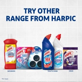 Harpic Hygienic Toilet Cleaner Rim Block, Citrus - 26 g | India\'s  1 Toilet Cleaner
