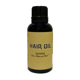 Nyassa Hair Oil 30 ml. Fortified with several essential oils, cold pressed oils and herbal ingredients to provide a natural solution for healthy hair.No Parabens,Sulfates,Silicons.Cruelty free