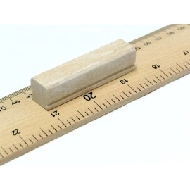 Habercrafts Wooden Ruler 1 Meter, Imperial & Metric Markings, Hardwood, School, Office, Tailors, Bench with Handle for Easy Measuring