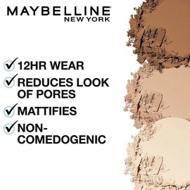 Maybelline New York Fit Me Matte + Poreless Powder Makeup, Porcelain, 0.29 Ounce, Pack of 1