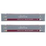 Cretacolor Cleos Fine Art Graphite 7B Set of 3 Pencils (Pack of 2)