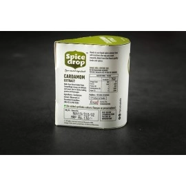 Spice Drop Cardamom Extract - Tea, Coffee, Cooking, Baking, Dessert | Rich Aroma & Authentic Quality | Pure Whole Green Cardamom Pod Extract | No Added Color or Preservative | Vegan | 5 ML (180 drops)