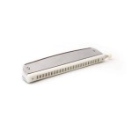 Tower Mouth Organ Harmonica 24 Holes Key-C With Scale Change Option, Silver