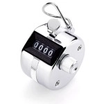 Digi 1st TC-04 Hand Tally Counter, Digital Pitch Counter Clicker Handheld Mechanical Number Lap Click Counter