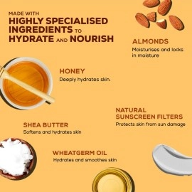 Joy Honey & Almonds Advanced Nourishing Body Lotion, For Normal To Dry Skin 500Ml