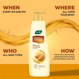 Joy Honey & Almonds Advanced Nourishing Body Lotion, For Normal To Dry Skin 500Ml