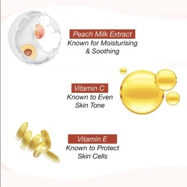 Lakm Peach Milk Moisturizer Body Lotion, 120 Ml