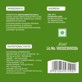 MAPRO RAW MANGO CRUSH 750ML X 12