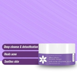 Aroma Magic Acne Face Pack with Calamine | 1.23 Oz (35g) | Deep Cleansing & Purifying Facial Mask with Multani Mitti | for Oily & Acne Prone Skin