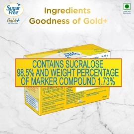 Sugar Free Gold, 25 Sachet Indias No.1 Sweetner| Sweet like Sugar with Low Calories| Scientifically Proven & Tested
