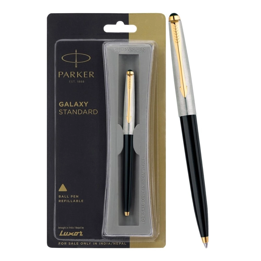 Parker Galaxy Standard GT Ball Pen | Body Color - Black | Ink Color - Blue