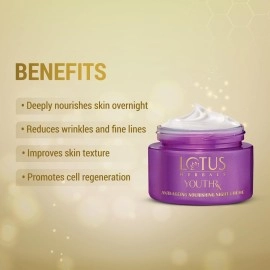 Lotus Herbals Youthrx Anti Ageing Nourishing Night Creme, White