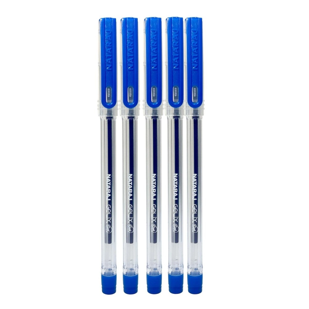 Nataraj Gelix Gel Pen (Blue Ink) - Pack Of 10