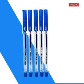 Nataraj Gelix Gel Pen (Blue Ink) - Pack Of 10