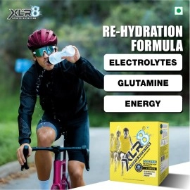 XLR8 Electrolytes Powder | Energy Drink Hydration Powder - Lemon, 1kg | Isotonic Gym Workout & Endurance Supplement