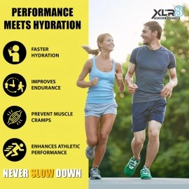 XLR8 Electrolytes Powder | Energy Drink Hydration Powder - Lemon, 1kg | Isotonic Gym Workout & Endurance Supplement