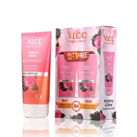 Vlcc Mulberry And Rose Facewash 150ml B1G1, Multi, C0005