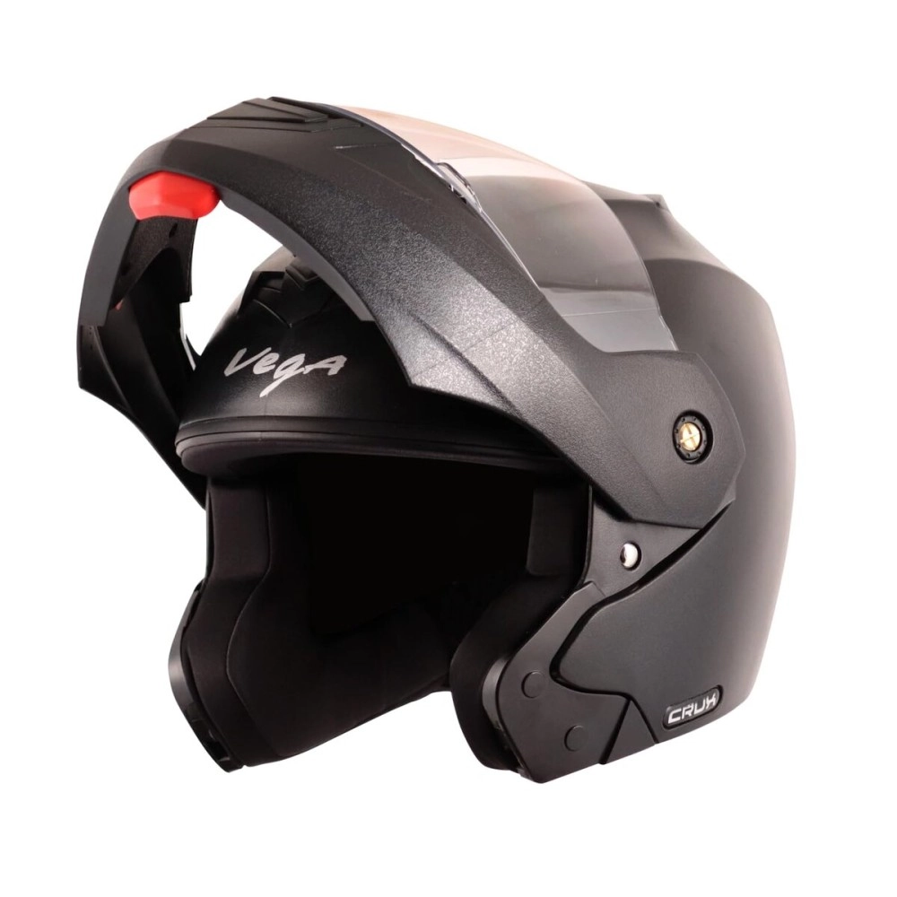 Vega Crux Flip-Up Helmet (Black, L)