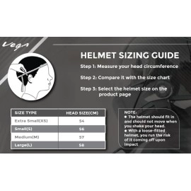 Vega Crux Flip-Up Helmet (Black, L)