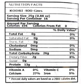 Miltop Kodri-Kodo Millet, 1 kg (Healthy Diabetic Food)