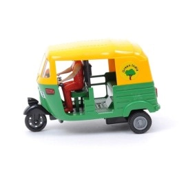 Centy Toys Plastic Pull Back Auto Rickshaw Number Of Pieces: 1, Multicolour, 36 Months